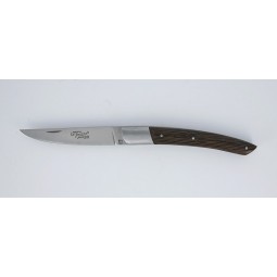 Couteau Le THIERS® pliant 12 cm mance en bois de Wengé COUTEAUX DE POCHE PLIANTS