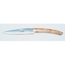 Office pointu 10 cms Le THIERS® manche en bois de genevrier COUTEAUX DE CUISINE