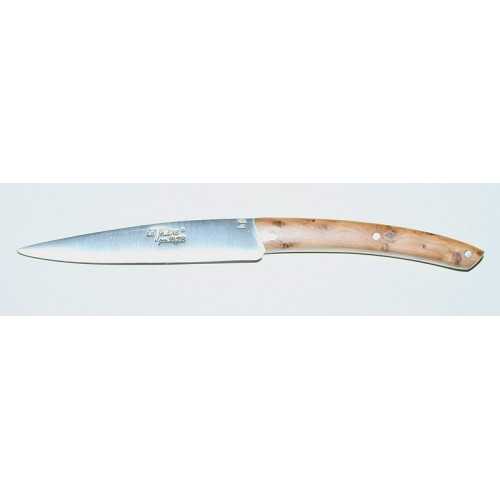 Office pointu 10 cms Le THIERS® manche en bois de genevrier COUTEAUX DE CUISINE