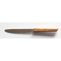 Couteau de table CHARLESTON manche en bois d'olivier Collection CHARLESTON