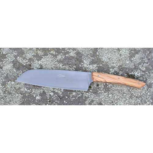 Couteau Santoku 16 Cms Le THIERS® manche en bois d' Olivier COUTEAUX DE CUISINE