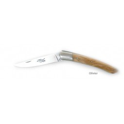 Couteau Le Thiers® pliant ,10 cms manche en bois d' olivier COUTEAUX DE POCHE PLIANTS