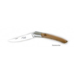 Couteau Le Thiers® pliant , 10 cms manche en bois de Genevrier COUTEAUX DE POCHE PLIANTS