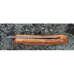 Couteau pliant Le THIERS® 11 cms Piémontais manche en bois d' Olivier COUTEAUX DE POCHE PLIANTS