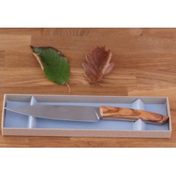 Couteau Cuisine 15 Cms Le THIERS® manche en bois d' Olivier COUTEAUX DE CUISINE