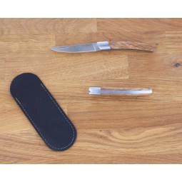 Couteau Le Thiers® pliant , 10 cms , manche en bois de Chene COUTEAUX DE POCHE PLIANTS